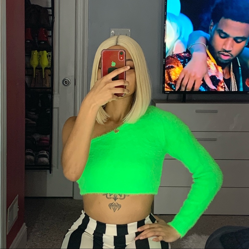 One sleeve Fashion Nova top